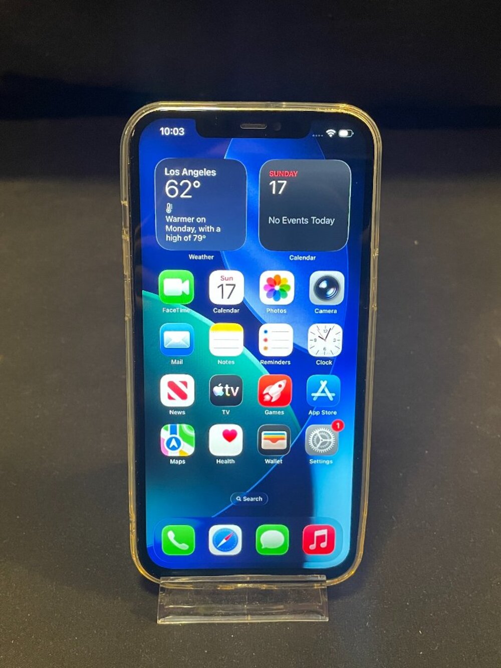 Iphone 12 Pro Max 128gb With Case And Tempered Glass Screen Protector